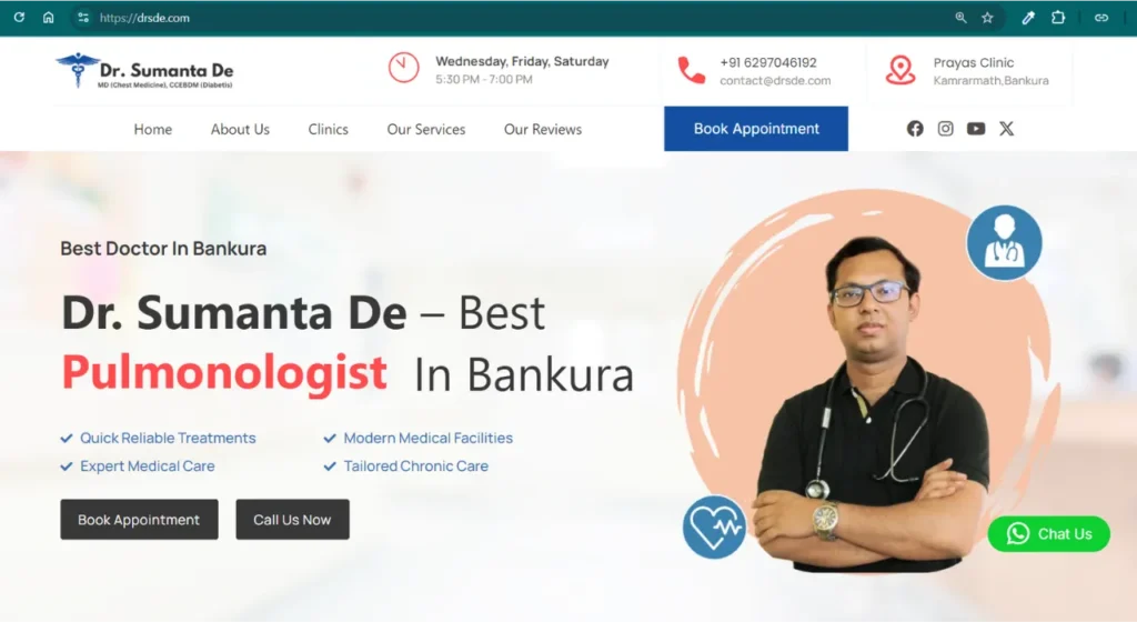 Dr. Sumanta De (Prayas Clinic) Website